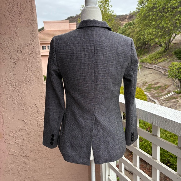 Max Mara Women’s Size 2 Woven Wool Blazer Jacket Academia Career Wear Preppy - Picture 14 of 14